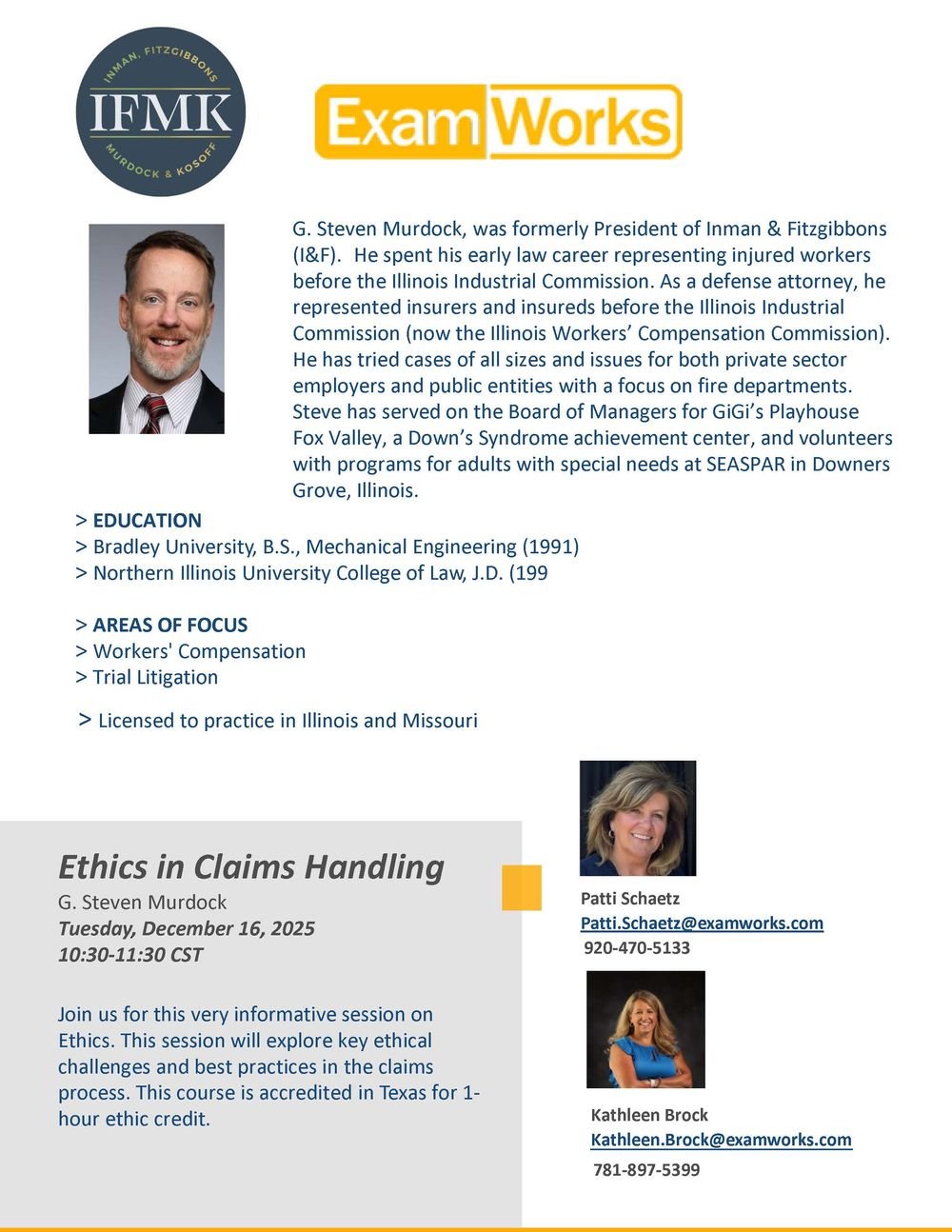 Steve Murdock Ethics Talk 12.16.25